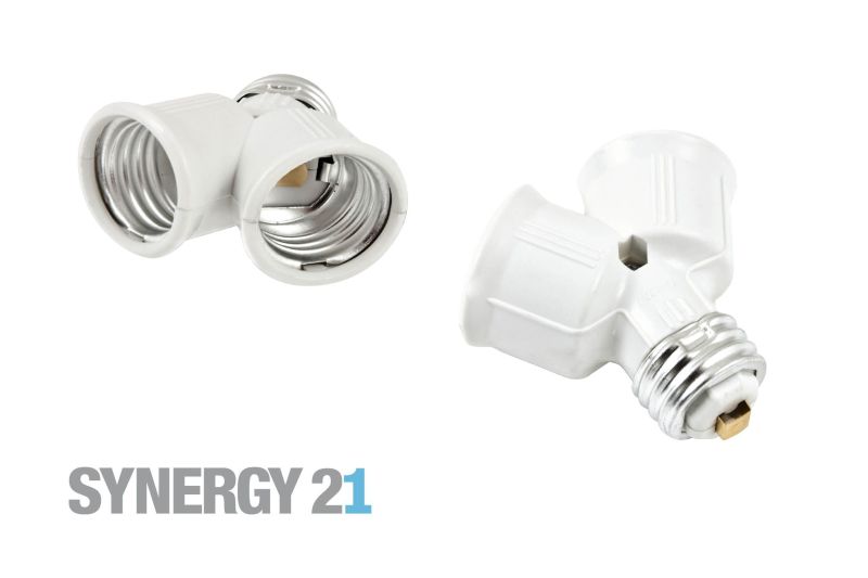 LED Adapter fr LED Leuchtmittel E27 >2*E27 SOFORT VERFGBAR